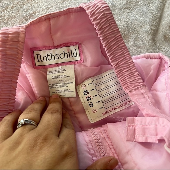 ROTHSCHILD 4T Girls Snow Bib Suit - Picture 3 of 6